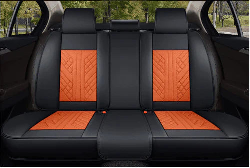 Prestige Executive Seat Cover – Orange & Black