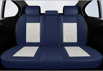 Prestige Executive Seat Cover – Beige & Blue