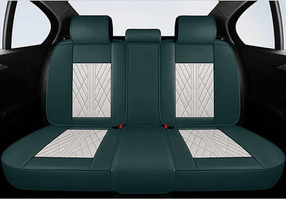 Prestige Executive Seat Cover – Beige & Green
