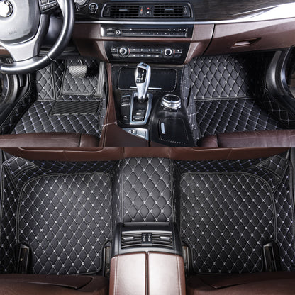 Prestige® Custom Black and White Car Mats